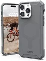 Apple 114296113333 Uag essential armor magsafe  iphone 15 pro max hátlap tok, silver kép