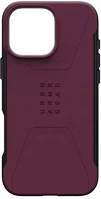 Apple 114445119049 Uag civilian  iphone 16 pro max hátlap tok, bordeaux kép