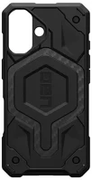 Apple 114462114242 Uag monarch iphone 16 hátlap tok, fekete (carbon fiber) kép
