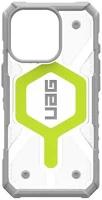 Apple 114464118181 Uag pathfinder iphone 16 pro clear magsafe tok, active neon kép