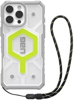 Apple 1144651BV01 Uag pathfinder iphone 16 pro max clear magsafe tok, active neon lanyard kép