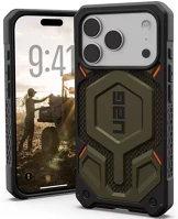 Apple 11451311397B Uag monarch pro iphone 17 pro magsafe kompatibilis tok, kevlar green kép