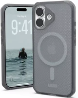 Apple 114538113131 Uag dot  iphone 17 hátlap tok, magsafe, ash kép