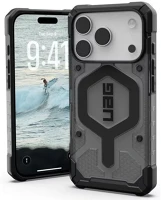 Apple 114552113140 Uag pathfinder iphone 17 pro max clear magsafe tok, ash/black kép