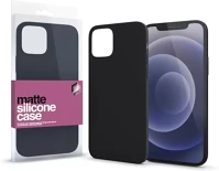 Apple 124073 Xprotector matte ultra vékony szilikon hátlap tok,  iphone 13 mini, fekete kép