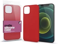 Apple 128871 Xprotector szilikon matte tok ultravékony korall iphone 15 pro max, piros kép