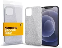 Apple 128937 Xprotector szilikon tok diamond  iphone 15 pro max, ezüst kép