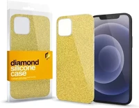 Apple 128946 Xprotector szilikon tok diamond  iphone 15 pro, arany kép