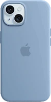 Apple MT0Y3ZM/A Iphone 15 magsafe rögzítésű szilikon tok, télkék (mt0y3zm/a) kép