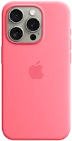 Apple MWNJ3ZM/A Iphone 15 pro silicone case with magsafe - pink kép