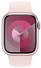 Apple MR943QH/A Watch s9 gps 41mm pink alu case w light pink sport band - m/l kép