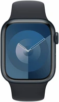 Apple mrht3qh/a Apple watch series 9 gps + cellular, 41mm, éjfekete alumíniumtok, éjfekete sportszíj, m/l (mrht3qh/a)