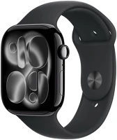 Apple 3P287Z/A watch s11 cellular 46mm jet black aluminium case with black sport band - m/l kép