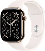 Apple 3P420Z/A watch s11 cellular 42mm gold titanium case with light blush sport band - m/l kép