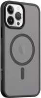 Apple 57983113552 iphone 13 pro max magsafe hátlap tok, áttetsző/sötétszürke kép