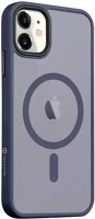 Apple 57983113573 iphone 11 magsafe hátlap tok, áttetsző/sötétkék kép
