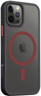 Apple 57983121083 iphone 12 / 12 pro, műanyag hátlap védőtok + szilikon keret, közepesen kép