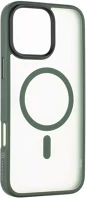 Apple 57983121853 iphone 16 pro max magsafe kompatibilis tok, áttetsző/sötétszöld kép