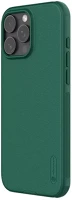 Apple 57983122117 Nillkin super frosted pro  iphone 16 pro műanyag tok, sötétzöld kép