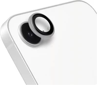 Apple 57983125817 Obal:me  iphone 17e / 16e tempered glass kamera védő üvegfólia, fehér kép