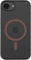 Apple 57983125829 iphone 17e / iphone 16e magsafe hátlap tok, fekete/barna kép