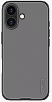 Apple 57983127596 Nillkin super frosted pro iphone 17 műanyag hátlap tok, átlátszó-fekete kép