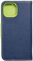 Apple 67683 Fancy  iphone 14 pro flip tok, kék-lime kép