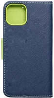 Apple 67687 Fancy  iphone 14 pro max flip tok, kék-lime kép