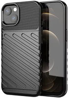 Apple 67791 Forcell thunder hátlap tok iphone 14 plus, fekete kép