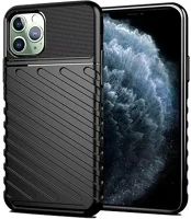 Apple 67793 Forcell thunder hátlap tok  iphone 14 pro max, fekete kép