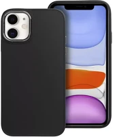 Apple 74529 Frame  iphone 11 közepesen ütésálló tok kameravédő kerettel, fekete kép