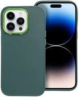 Apple 74554 Frame  iphone 14 pro közepesen ütésálló tok kameravédő kerettel, zöld kép
