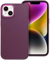 Apple 74563 Frame  iphone 14 szilikon tok, lila kép