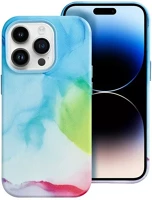 Apple 74846 Magsafe műbőr tok  iphone 14 pro színfolt kép