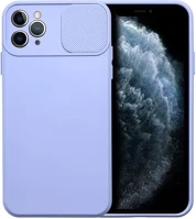 Apple 75056 Slide iphone 11 pro max, kameravédős szilikon tok, levendula kép