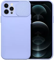 Apple 75062 Slide  iphone 12 pro, kameravédős szilikon tok, levendula kép