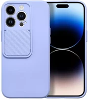 Apple 75071 Slide  iphone 13 pro, kameravédős szilikon tok, levendula kép