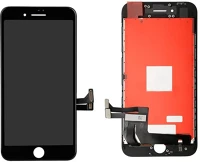 Apple 8/SE 2020 kompatibilis lcd kijelző érintőpanellel, oem jellegű, fekete, grade r kép