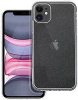 Apple 90810 Clear 2mm  iphone 11 csillámos tok, átlátszó kép