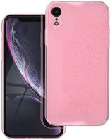 Apple 90827 Clear 2mm  iphone xr csillámos tok, rózsaszín kép