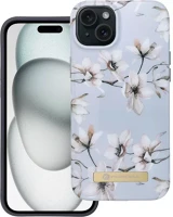 Apple 95562 iphone 15 plus magsafe kompatibilis hátlap tok, tavaszi virágok, levander kép