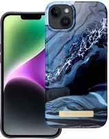 Apple 95613 iphone 14 plus magsafe kompatibilis hátlap tok, márvány minta, kék kép