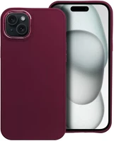 Apple 96309 Frame iphone 15 plus közepesen ütésálló tok kameravédő kerettel, lila kép