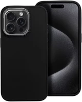 Apple 96311 Frame iphone 15 pro közepesen ütésálló tok kameravédő kerettel, fekete kép