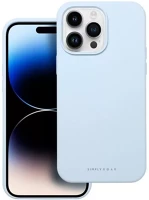 Apple 98488 Roar  iphone 14 pro max prémium szilikon tok velúr béléssel, világoskék kép
