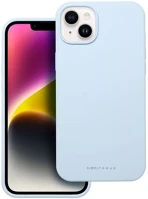 Apple 98492 Roar  iphone 14 plus prémium szilikon tok velúr béléssel, világoskék kép