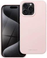 Apple 98509 iphone 15 pro max prémium szilikon tok velúr béléssel, világos kép