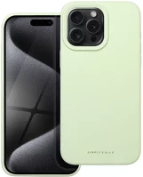 Apple 98510 Roar  iphone 15 pro max prémium szilikon tok velúr béléssel, világoszöld kép
