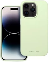 Apple 99225 Roar  iphone 16 prémium szilikon tok velúr béléssel, világoszöld kép