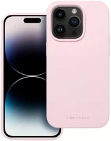 Apple 99226 Roar  iphone 16 prémium szilikon tok velúr béléssel, világosrózsaszín kép